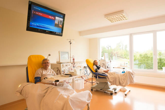 Herr Zankl, Frau Dötsch gehören zu den ersten Dialysepatienten in Kemnath